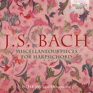 Bach Johann Sebastian - Miscellaneous Pieces For Harpsichor in der Gruppe Externt_Lager / Naxoslager bei Bengans Skivbutik AB (4189327)