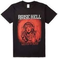 Raise Hell - T/S M Written In Blood in der Gruppe MERCHANDISE / Merch / Hårdrock bei Bengans Skivbutik AB (4189694)
