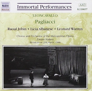 Leoncavallo Ruggiero - Leoncavallo:Pagliacci in der Gruppe CD / Klassiskt bei Bengans Skivbutik AB (4189771)