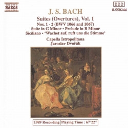 Bach Johann Sebastian - Suites Overtures Vol. 1 in der Gruppe CD bei Bengans Skivbutik AB (4189776)