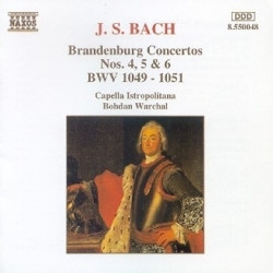 Bach Johann Sebastian - Bach:Brandenburg Ctos 4-6 in der Gruppe Externt_Lager / Naxoslager bei Bengans Skivbutik AB (4189777)