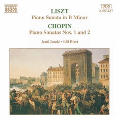 Franz Liszt Frédéric Chopin - Piano Sonata In B Minor, Piano Sona in der Gruppe Externt_Lager / Naxoslager bei Bengans Skivbutik AB (4189786)