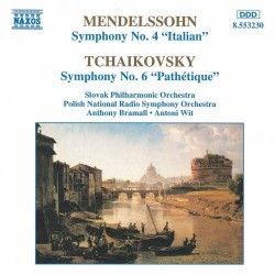 Mendelssohn/Tchaikovsky - Symphony No.4, Symphony No. 6 in der Gruppe CD bei Bengans Skivbutik AB (4189794)