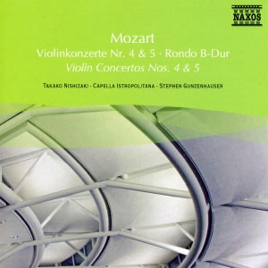 Mozart - Violin Concertos 4&5 in der Gruppe CD bei Bengans Skivbutik AB (4189802)