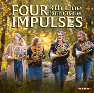 4Th Line Horn Quartet - Four Impulses in der Gruppe Externt_Lager / Naxoslager bei Bengans Skivbutik AB (4191504)