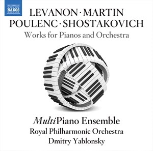 Various - Levanon, Martin, Poulenc & Shostako in der Gruppe Externt_Lager / Naxoslager bei Bengans Skivbutik AB (4192108)