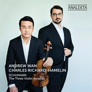 Schumann Robert - The Three Violin Sonatas in der Gruppe CD bei Bengans Skivbutik AB (4192158)