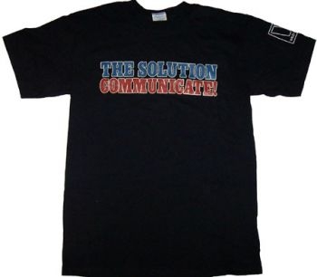 Solution The - T/S Communicate! (Xl) in der Gruppe MERCHANDISE / Merch / Pop-Rock bei Bengans Skivbutik AB (4192877)