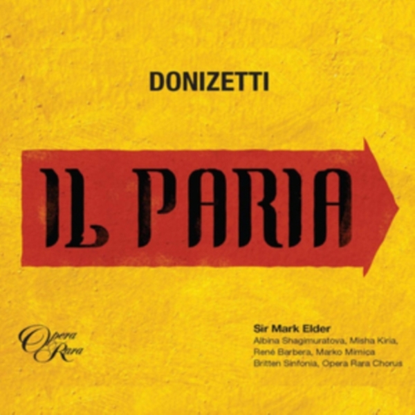 Elder Mark/Britten Sinfonia/Albin - Il Paria -Digi- in der Gruppe CD / Övrigt bei Bengans Skivbutik AB (4193085)