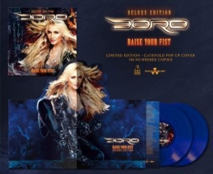 Doro - Raise Your Fist (Blue Vinyl 2Lp) in der Gruppe VINYL / Hårdrock bei Bengans Skivbutik AB (4194227)