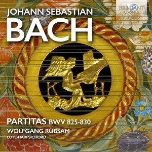 Bach Johann Sebastian - Partitas, Bwv 825-830 in der Gruppe Externt_Lager / Naxoslager bei Bengans Skivbutik AB (4196905)