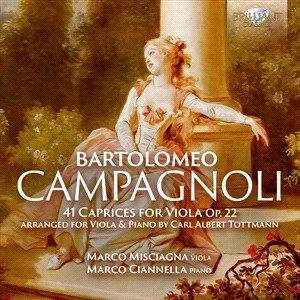 Campagnoli Bartolomeo - 41 Caprices For Viola, Op.22, Arran in der Gruppe CD bei Bengans Skivbutik AB (4196906)