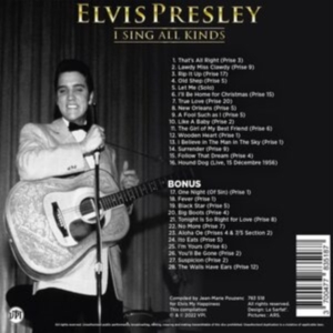 Elvis Presley - I Sing All Kinds in der Gruppe CD / Pop-Rock,Övrigt bei Bengans Skivbutik AB (4199155)