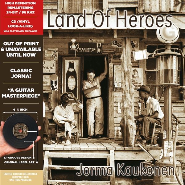 Jorma Kaukonen - Land Of Heroes in der Gruppe CD / Pop-Rock bei Bengans Skivbutik AB (4199157)