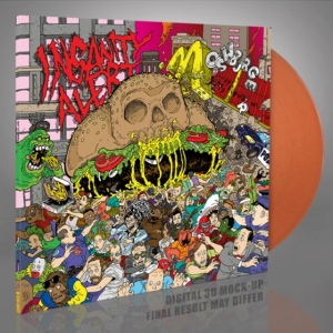 Insanity Alert - Moshburger (Orange Vinyl Lp) in der Gruppe VINYL / Hårdrock bei Bengans Skivbutik AB (4199949)