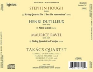 Hough Stephen Dutilleux Henri R - String Quartets in der Gruppe CD bei Bengans Skivbutik AB (4204177)