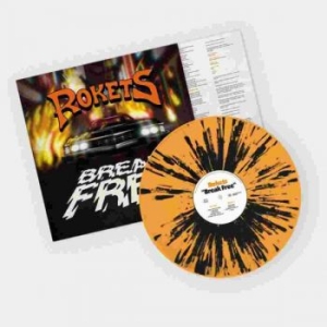Rokets - Break Free Lp (Orange/Black Splatte in der Gruppe VINYL bei Bengans Skivbutik AB (4205017)