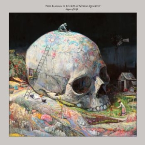 Neil Gaiman & Fourplay String Quart - Signs Of Life (Cloth Bound Hardback in der Gruppe CD bei Bengans Skivbutik AB (4205557)