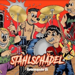 Stahlschädel - Kommando Oi in der Gruppe VINYL / Hårdrock/ Heavy metal bei Bengans Skivbutik AB (4205768)