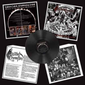 Hellish Crossfire - Slaves Of The Burning Pentagram (Vi in der Gruppe VINYL / Hårdrock bei Bengans Skivbutik AB (4206558)