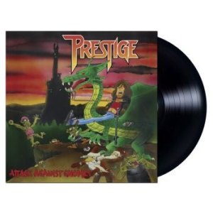 PRESTIGE - Attack Against Gnomes (Black Vinyl in der Gruppe VINYL / Hårdrock/ Heavy metal bei Bengans Skivbutik AB (4206563)