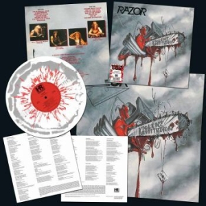 Razor - Violent Restitution (Splatter Vinyl in der Gruppe VINYL / Hårdrock bei Bengans Skivbutik AB (4206859)