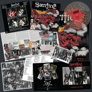 Sacrifice - Torment In Fire (Clear Splatter Vin in der Gruppe VINYL / Hårdrock/ Heavy metal bei Bengans Skivbutik AB (4207091)