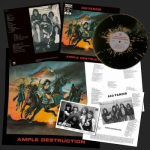 Jag Panzer - Ample Destruction (Splatter Vinyl L in der Gruppe VINYL / Hårdrock/ Heavy metal bei Bengans Skivbutik AB (4207119)