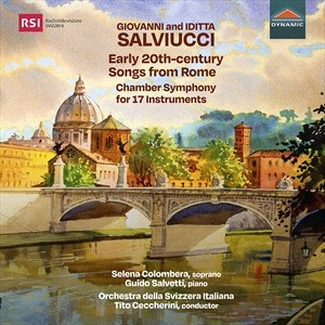Salviucci Giovanni Salviucci Idi - Early 20Th-Century Songs From Rome in der Gruppe CD bei Bengans Skivbutik AB (4207570)
