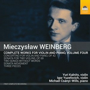 Weinberg Mieczyslaw - Complete Works For Violin & Piano, in der Gruppe CD bei Bengans Skivbutik AB (4208913)