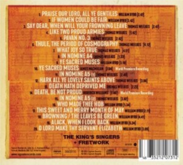Various - Tom & Will – Weelkes & Byrd - 400 Y in der Gruppe CD bei Bengans Skivbutik AB (4208934)