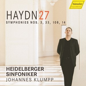 Haydn Franz Joseph - Haydn 27 - Symphonies Nos. 3, 33, 1 in der Gruppe CD bei Bengans Skivbutik AB (4208950)