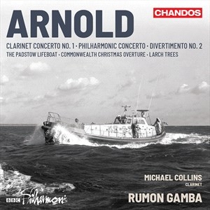Arnold Malcom - Clarinet Concerto & Orchestral Work in der Gruppe Externt_Lager / Naxoslager bei Bengans Skivbutik AB (4210073)