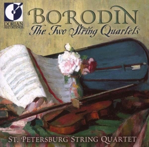 St Petersburg String Quartet - Borodin: The Two String Quartets in der Gruppe Externt_Lager / Naxoslager bei Bengans Skivbutik AB (4211185)