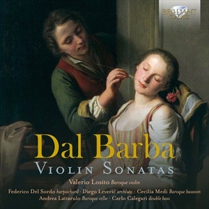 Dal Barba Daniel Pio - Violin Sonatas in der Gruppe Externt_Lager / Naxoslager bei Bengans Skivbutik AB (4211392)