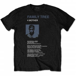 2pac - Unisex T-Shirt: Family Tree in der Gruppe Minishops /  bei Bengans Skivbutik AB (4212218r)