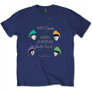 The Beatles - Unisex T-Shirt: Happy Christmas in der Gruppe Övrigt / bei Bengans Skivbutik AB (4212248r)