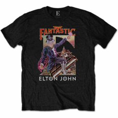 Elton John - Unisex T-Shirt: Captain Fantastic in der Gruppe Övrigt /  bei Bengans Skivbutik AB (4212458r)