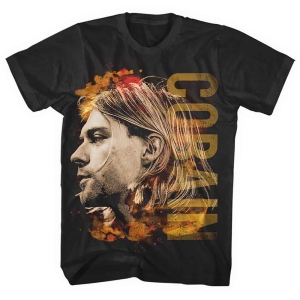 Kurt Cobain - Unisex T-Shirt: Coloured Side View in der Gruppe CDON - Exporterade Artiklar_Manuellt / T-shirts_CDON_Exporterade bei Bengans Skivbutik AB (4212516r)