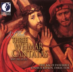 Bach Ensemble - Bach: Three Weimar Cantatas in der Gruppe Externt_Lager / Naxoslager bei Bengans Skivbutik AB (4212809)