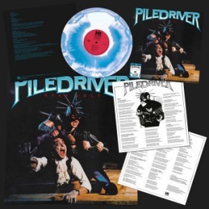 Piledriver - Stay Ugly (White/Blue Vinyl Lp) in der Gruppe VINYL / Hårdrock/ Heavy metal bei Bengans Skivbutik AB (4213604)