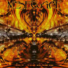 Meshuggah - Nothing (Red Opaque/Black Marbled V in der Gruppe VINYL / Hårdrock bei Bengans Skivbutik AB (4213762)
