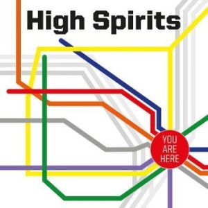 High Spirits - You Are Here (White/Grey Bi-Color V in der Gruppe VINYL / Hårdrock/ Heavy metal bei Bengans Skivbutik AB (4213932)