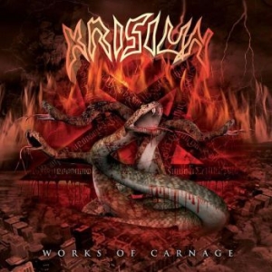 Krisiun - Works Of Carnage (Transparent Red) in der Gruppe VINYL / Hårdrock/ Heavy metal bei Bengans Skivbutik AB (4214147)