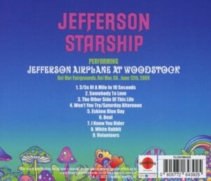 Jefferson Starship - Jefferson Airplane At Woodstock in der Gruppe Övrigt /  bei Bengans Skivbutik AB (4215892)