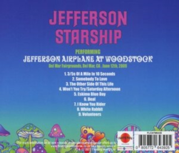 Jefferson Starship - Jefferson Airplane At Woodstock in der Gruppe Övrigt / bei Bengans Skivbutik AB (4215892)