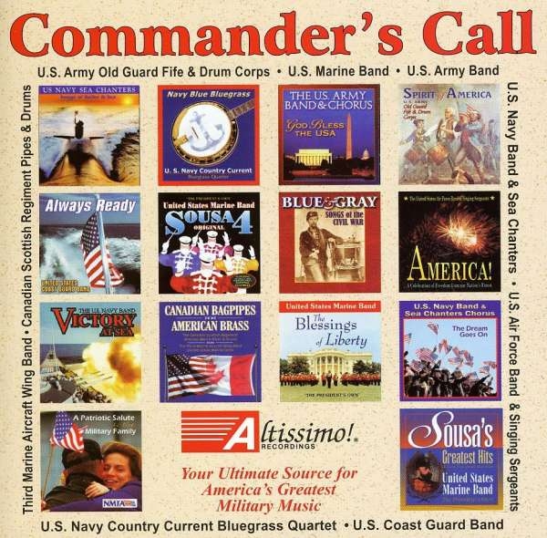 United States Military Bands - Commander's Call in der Gruppe CD / Bestseller bei Bengans Skivbutik AB (4217351)