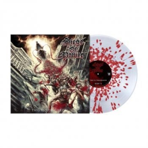 Siege Of Power - This Is Tomorrow (Clear/Red Splatte in der Gruppe VINYL / Hårdrock/ Heavy metal bei Bengans Skivbutik AB (4219305)