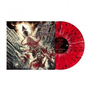 Siege Of Power - This Is Tomorrow (Red Base Splatter in der Gruppe VINYL bei Bengans Skivbutik AB (4219306)