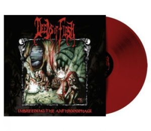 Deeds Of Flesh - Inbreeding The Anthropophagi (Red V in der Gruppe VINYL / Hårdrock bei Bengans Skivbutik AB (4219314)
